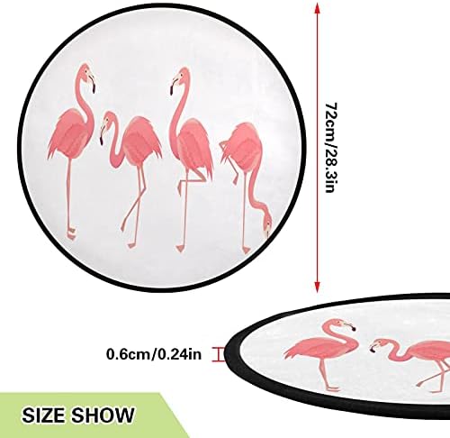 XIGUA Treça de Natal Mat tropical Flamingo Árvore de Natal Trepa de Natal Salia de Natal Decorações de festa de férias de férias 28.3