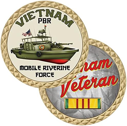 Moeda de desafio da PBR Riverine Mobile Riverine Vietnã