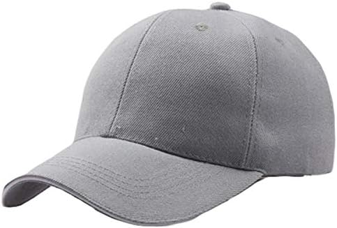 ANDONGNYWELLE MEMINO E MULHERM BASEBOL Cap algodão vintage lavado com chapéu liso de chapéu ajustado de proteção solar Chapéus
