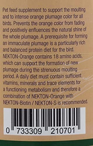 Nekton-laranja para melhorar a cor laranja em pássaros 280g,