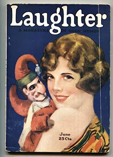 Risos de junho de 1926-Ultra Rare Pulp Magazine-Punch e Judy