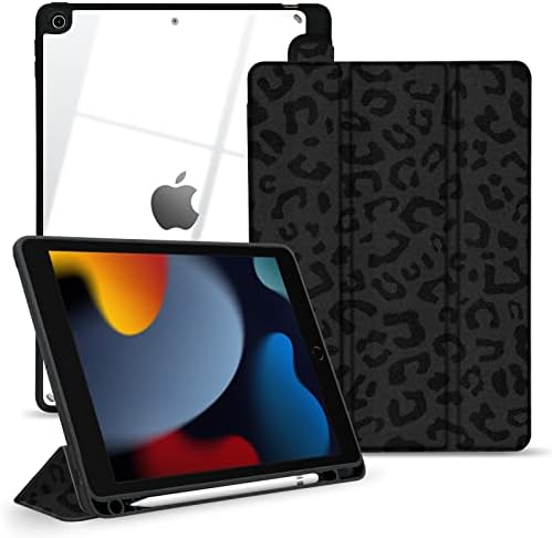 Topperfekt Hybrid Slim Case para iPad 9 /8 / 7ª geração 10,2 polegadas - [suporte de lápis embutido] Tampa à prova de choque com casca