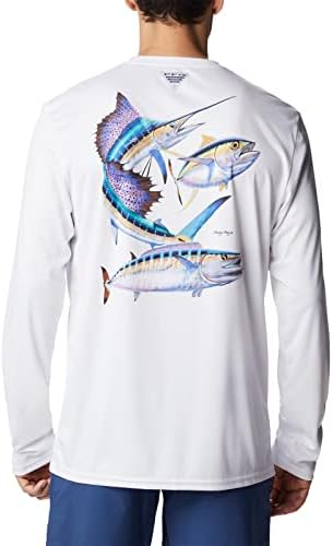 Terminal masculino de Columbia tackle pfg Carey Chen LS