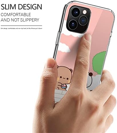 Capa de telefone panda proteger urso tpu bubu bubu à prova de choque Dudu Acessórios compatíveis com iPhone 14 13 Pro máximo
