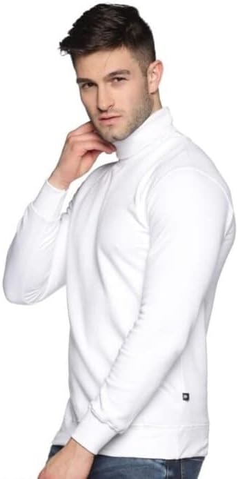 Masculino mock gurtleneck pullover suéter casual slim ajuste suéteres de malha básicos camisetas térmicas de pulôver macio