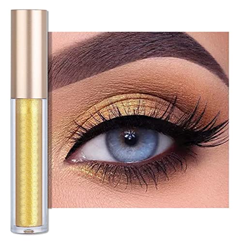 Flash ocular maquiagem maquiagem de maquiagem líquida líquida cintilante color stick brilhante durável à prova d'água Shadow Shadow 3ml