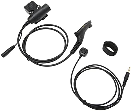 PLPLAAOO PUSH para conversar conector do adaptador, microfone dedo, Microfone de dedos, Microfone PTT de Finger PTT para o fone de