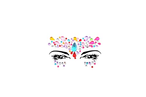 Face Gems adesivo Glitter Face Jeia Tattoo Sticker Festival Rave Party Body Make Up Up