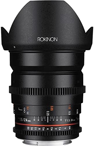 Rokinon 24mm, 50mm e 85mm T1.5 Kit de 3 lentes Cine DS para micro quatro terços, pacote com kit de limpeza, limpeza