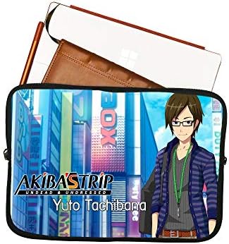 Brand3 Anime Akiba A viagem de laptop de 15 polegadas bolsa de computador com superfície da almofada de mouse protege todo o seu dispositivo em estilo