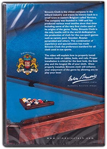 IWAN Simonis Billiard Place Tail Tail Installation Training DVD