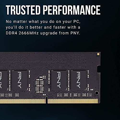 PNY Performance 16GB DDR4 DRAM 2666MHz CL19 1.2V Notebook/Laptop Memória do computador RAM - MN16GSD42666