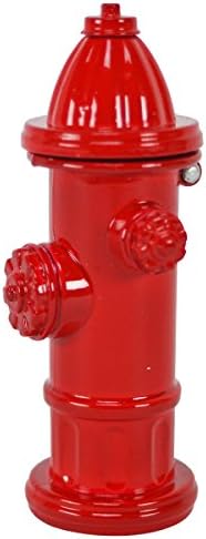 TG, LLC Treasure Gurus Red Hydrant Miniature Miniature Die Lápis Sharpner Bombeiro Presente