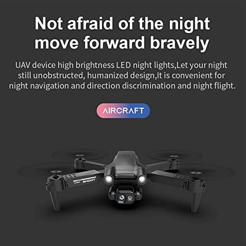 Drone Afeboo com câmeras duplas HD para adultos, vídeo Wi -Fi Live Video RC Quadcopter, Hold Altitude, Modo sem cabeça,