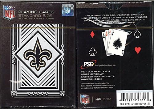 Grupo Pro Specialties NFL New Orleans Saints Classic Playing Cards