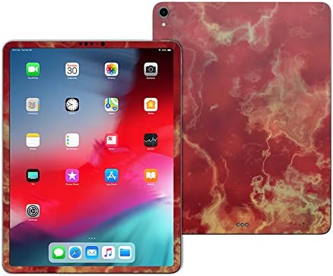MightySkins Skin Compatível com Apple iPad Pro 11 ″ - mármore carmesim | Tampa protetora, durável e exclusiva do encomendamento