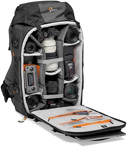 LowePro LP37270-PWW Pro Trekker BP 550 AW II Backpack de câmera ao ar livre, se encaixa no laptop/iPad de 15 polegadas, para Pro Mirrorless