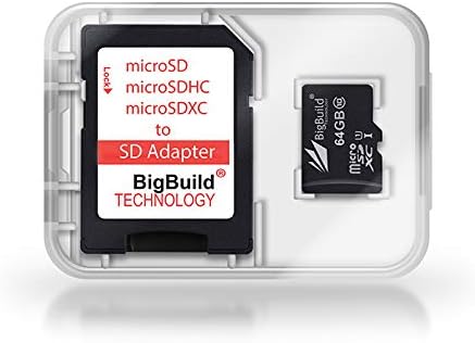 EmemoryCards 64 GB Ultra Fast 80MB/S MicroSDXC Card para Sony Handycam HDR-CX405, HDR-PJ410B