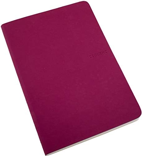Zequenz Classic 360 The Color Series, Size: Large, Color: Berry, Paper: Dot, Soft cover Notebook, Soft Bound Journal,