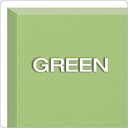 Oxford Blank Color Index Cards, 4 x 6, verde, 100 por pacote