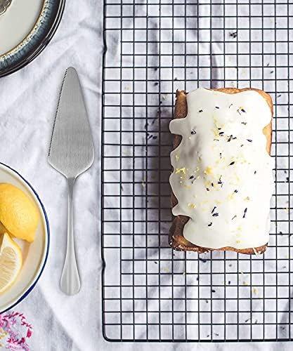 Servidor de bolo de aço inoxidável, tudo em um cortador e servidor conjunto de servidor de piada faca de bolo de casamento