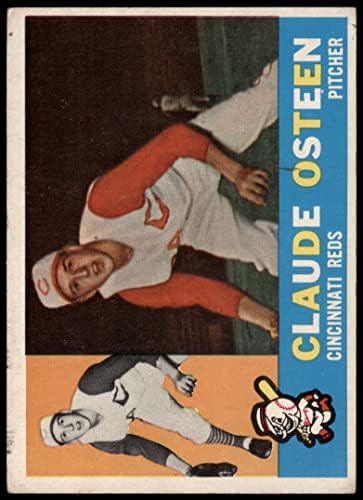 1960 Topps # 206 Claude Osteen Cincinnati Reds Dean's Cards 2 - Good Reds