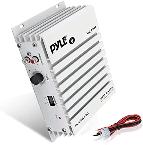 Amplificador marinho pyle hydra - série de elite atualizada de 240 watts 4 canais amplificadores de áudio e scosche instalação centric cak8 true 8 bedlio