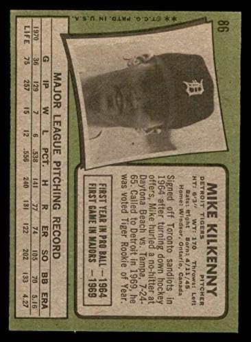 1971 Topps 86 Mike Kilkenny Detroit Tigers NM/MT Tigers