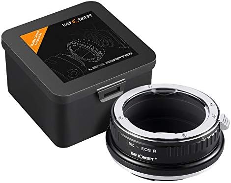 Adaptador de montagem de lentes conceituais da K&F para lente Pentax PK para Canon Eos R Body Camera