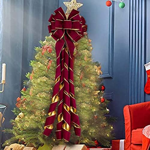 Arente decoração de árvore de Natal de Natal Régua de arbusta decoração de árvore decoração de arco de Natal Festas de férias