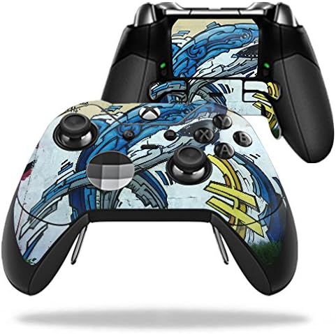 MightySkins Skin Compatível com Microsoft Xbox One Elite Controller - Robo Shark | Tampa protetora, durável e exclusiva do