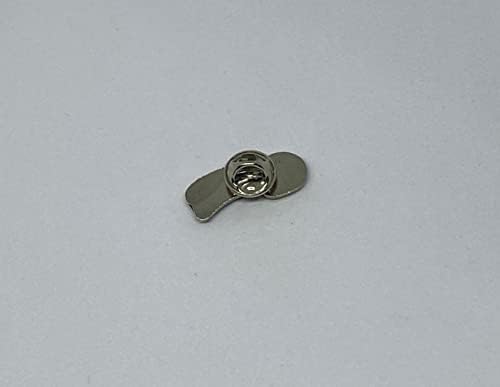Pino olfa metal vintage pinback esmalte de corte rotativo acolchoado costura