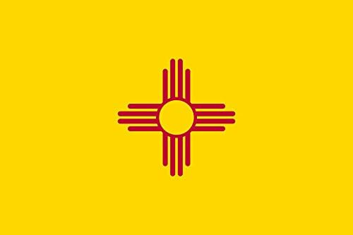 New México State Flag Stick Stick Decal de adesivo de adesivo Janela de caminhão nm