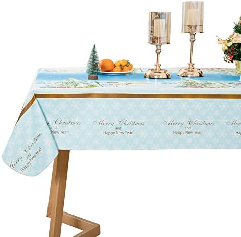 Toalha de mesa de mesa redonda de 60 polegadas de mesa com toalha de mesa de flanela Toleta de mesa de mesa de mesa de mesa de mesa Talha de mesa de mesa de mesa Talha de mesa à prova d'água