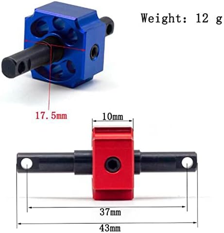 XHSESA Alumínio Alumínio RC RC Diference Locker Spool Atualizações para Traxxas Drag Slash 1967 C10 RC Car