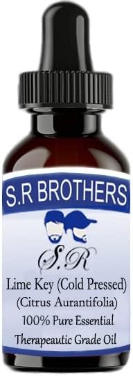 S.R Brothers Chave de cal pura e natural de grau de grau essencial de grau essencial com conta -gotas 15ml