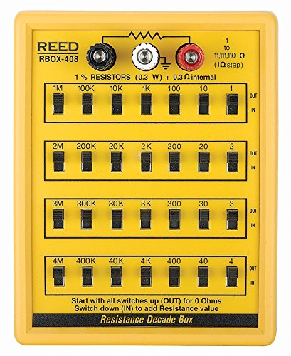 Reed Instruments R5408-NIST Resistência da caixa