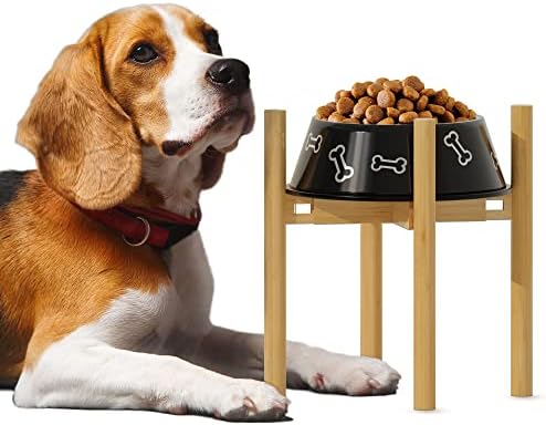 Posto elevado de tigela de cachorro - Stand para cães de cachorro elevado para cachorro pequeno/grande, suporte