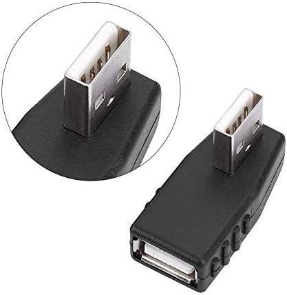 BNINETEENTEAM 40PCS Mini adaptador de ângulo USB, 2.0 Múltiplo Micro USB Mini Changer Adaptador Angulado Mini/Micro/Type-B