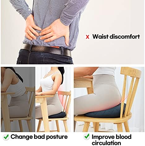Almofada Disco Core Balance Core Wobble - assento de manobra para a cadeira de casa e escritório, instrutor de estabilidade para melhorar a postura, fitness, estabilidade para todas as idades