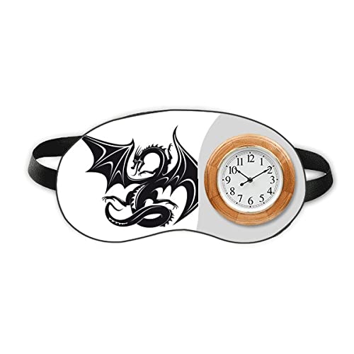 Dragon Animaux Art Grain Survel Sleep Eye Head Clock Sombra Tampa