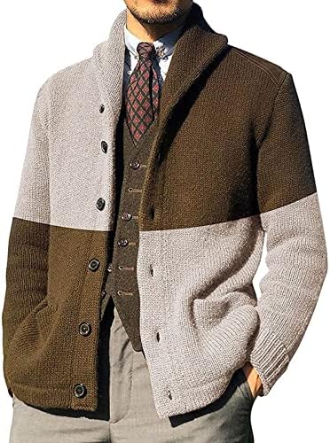 Cardigã de malha para o casaco de inverno de outono de moda masculina