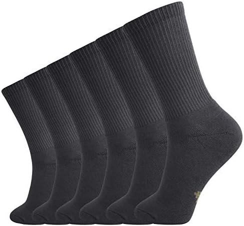 +Md 6 pacote de pacote de bambu meias de bambu meias de almofada completa extra pesadas meias de umidade de umidade de caminhada