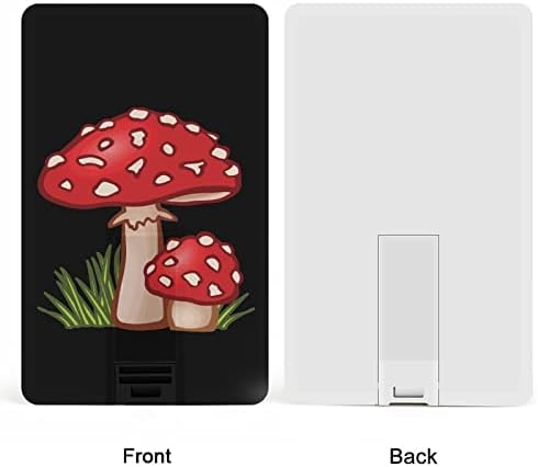 Cogumelos mágicos usb flash drive personalizado cartão de crédito acionamento de memória stick usb chave de chave USB