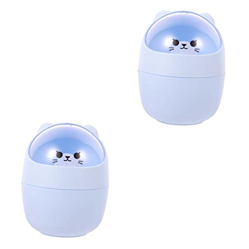 Bestonzon 2pcs com papel de mesa de cozinha desperdício de cozinha balcão criativo para uma pequena mesa de maquiagem urso