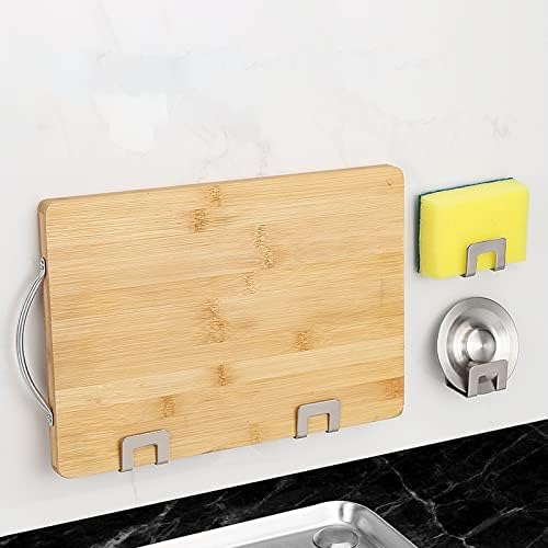 Porta de esponja de 2pcs para pia da cozinha porta de esponja de aço inoxidável para cozinha e banheiro