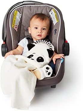 Enesco Izzy e Oliver New Baby Infant Panda Personagem Super-Soft Folding Travel Blain, branco, 24 x 24 polegadas