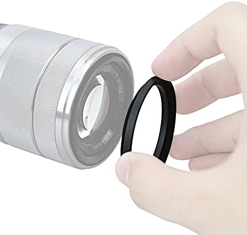 Ninolito de 77 mm a 86mm anel de passo para lentes de alumínio da câmera Anel adaptador
