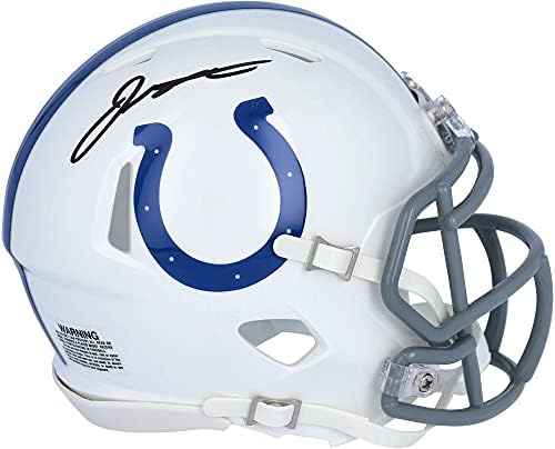 Jonathan Taylor Indianapolis Colts Autografado Riddell Speed ​​Mini Capacete - Mini Capacetes NFL autografados