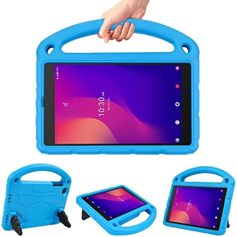 THORETA CRIANÇAS CASO PARA ALCATEL ALIGY TAB 2 8 polegadas 2020 Lançamento, Caixa de suporte de alça robusta à prova de choque à prova de crianças para Metroby T-Mobile Alcatel Joy Tab 2 8 Tablet, azul